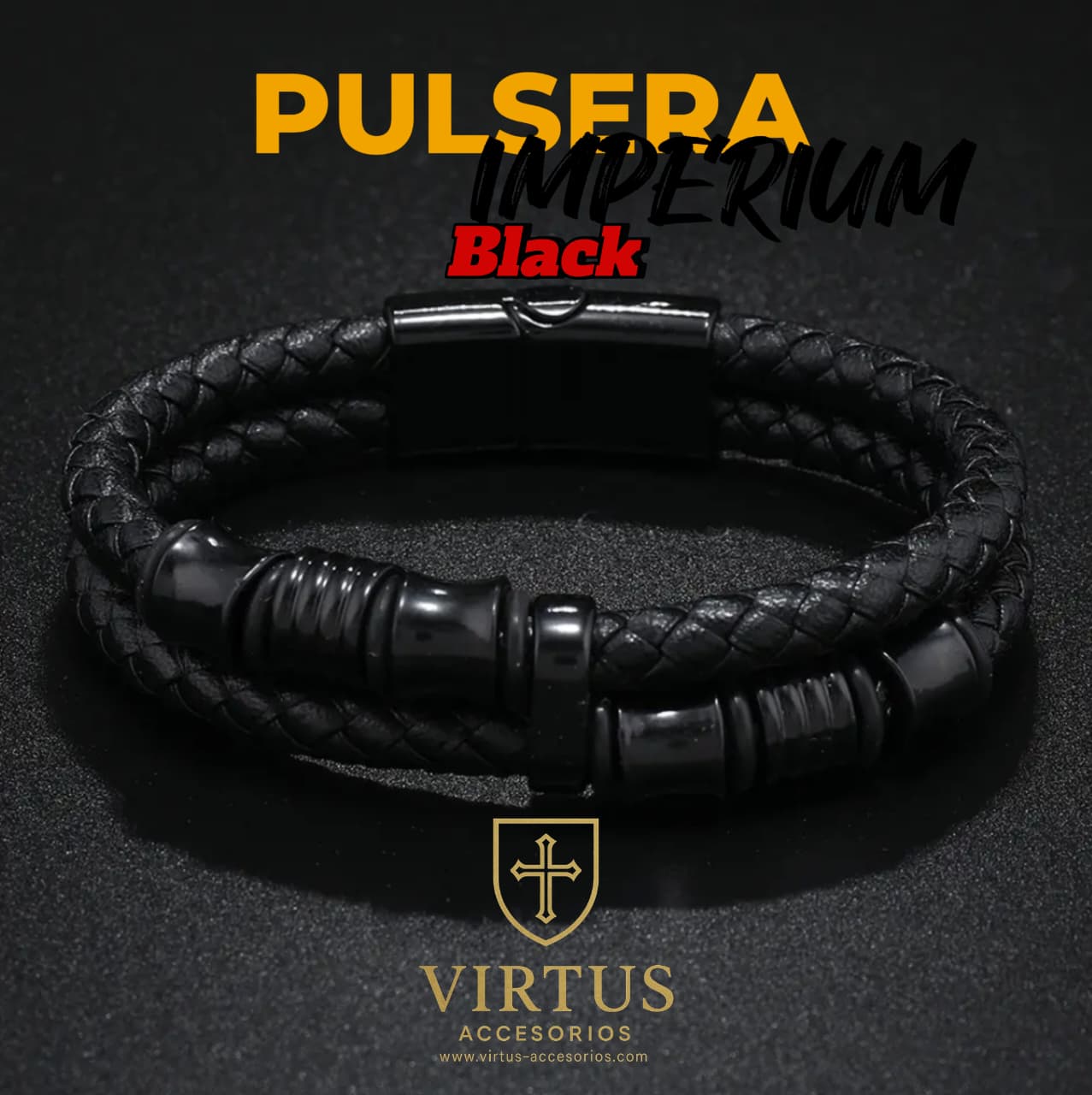 PULSERAS EN CUERO Y ACERO INOXIDABLE